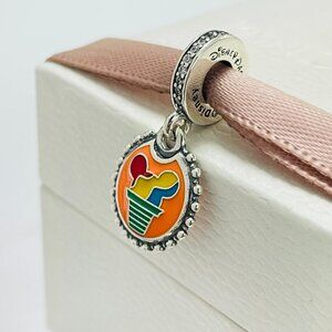 Pandora Disney Parks Pandora Mickey Mouse Exclusive Charm S925 Silver with box